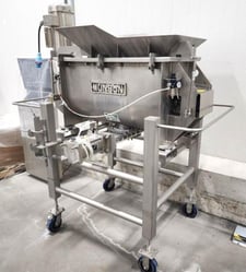 5 cu.ft. Munson #HD-1-1/2-3-SS, Stainless Steel plough/paddle mixer