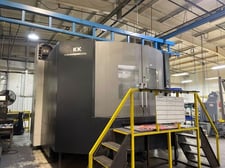 OKK #HM-1250S, 60 automatic tool changer, 66.9" X, 55" Y, 48.8" Z, 8k RPM, #50, 50 HP, chip conveyor, 2005