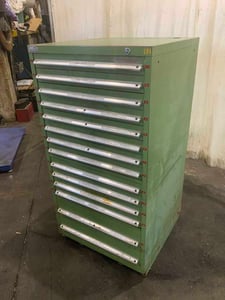 14 Drawer Lista cabinet, 28-1/2" W x 28-1/2" D x 59" H