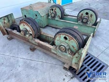30 Ton, Pandjiris, tank turning rolls, 60000 lb., rubber wheels, forward/reversing, 2 HP