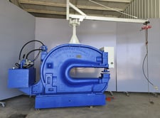 Hilles & Jones #4, C-frame press, 8" stroke, 60" throat,