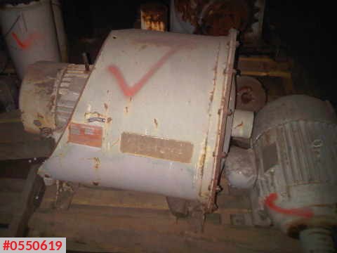 250 cfm, Spencer #5K215BN5050, centrifugal, 7.5 HP, 5.5" hg, Aluminum, #0550619