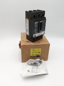 250 Amps, Square D, JDL36250U31X, Feed-Thru Circuit Breaker, 3 Pole, 3 phase, 600 Volts
