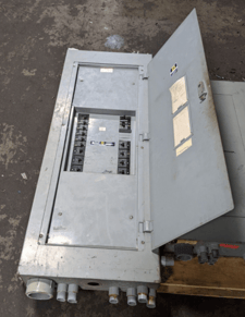 400 Amp. Square D, NQOB, Panelboard, 42 Space/Circuit, 53" H x 20" W x 6" L, 3 phase, 3 Wire, 240 V