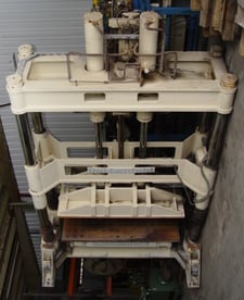 150 Ton, Down-act, 98" x49", 79" daylight, 48" stroke, 36" work hgt, 224" tall, bed & crown tilt, #1434
