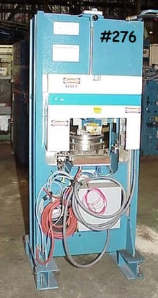 50 Ton, Burkle, 12" x 10", down-act, 14" daylight, 8" stroke, 33" work height, hydraulic & controls, #276