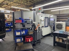 Kiwa #KMH-300A, CNC horizontal machining center with 6 pallets, Fanuc 0iMF, 18.1" X, 18.1" Y, 13.7" Z, 12000