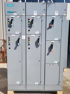 Siemens, Tiastar, Motor Control Center (MCC) Section, 2 segmented bucket