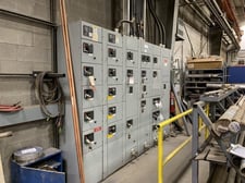 Westinghouse, five star motor control c, 21 Buckets, 1000 Amps, 600 V, 3 phase, 3 W., 1988