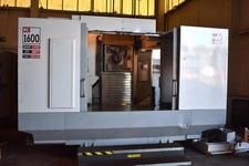 Haas #EC-1600, 3-Axis CNC horizontal machining center, 64" X, 40" Y, 32" Z, 50 side mount tool changer, 6000