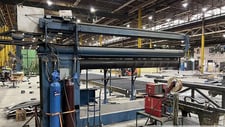 Jetline #LWC-144, 144" combination internal external longitudinal seam welder