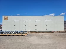 Insulated Sound Attenuated Enclosure, 513.5" x 157" x 128" Inside Dimension, (4) 40.25" x 3" x 91.5" Side