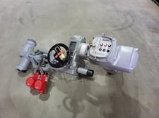 2" HP Valves/Key Valve Technologies #SAEXC 07.5-f10, Globe Valve w/Multi Turn Actuator, Stainless Steel, 2500