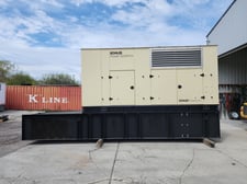 500 KW Kohler #500REOZJ, standby diesel generator, sound attenuated enclosure, 480 Volts, Tier 2, 2045 hours
