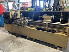 16" x 80" Bridgeport Rmi #16-8, engine lathe, 9" swing over cross slide, inch/metric, 3 & 4-jaw chuck, 1986