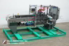 Jones #IMV5, semi-automatic, intermittent motion, vertical tuck cartoner, 40" loading area, carton magazine