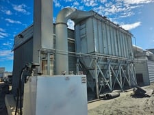 20000 cfm Mikro Pulseaire #BL-50-18-326-1, dust collector, baghouse, 100 HP blower, 2800 sq.ft. media