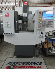 HAAS mini-mill with 4th Axis Drive and WIPS, 2013.