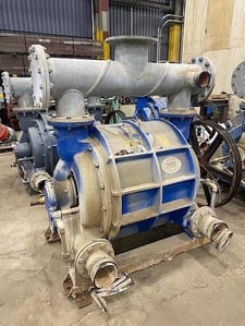 Nash #CL-3002 Eco-Flo vacuum pump, water cooled w/Marathon 150 HP motor, remanufactured 2021