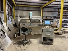Flow #Mach-4-3070C, CNC waterjet cutter, 10' x22' table, 100 HP, 87000 psi, Amcot chiller, 2013