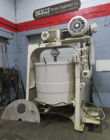 Union Process type B size #200S, attritor, 200 gallon, Stainless Steel jacketed tank, 45" dia x 45" deep