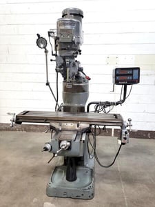 Bridgeport #Series-I, vertical mill, 9" x48" table, AcuRite III 2-Axis digital read out, one shot lube