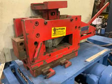 2"-8" Channel shear attachment, Piranha, 1/2"slug, fir Piranha ironworker, serial #3024