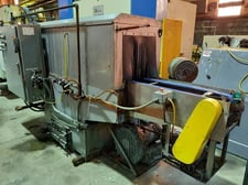 Midbrook #MD-12-E-1080-MC-EF, 15.5"W x 18" H belt washer, hot wash/regen blow-off, rebuilt 2005