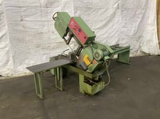 9" x 12" DoAll #C5A, horizontal band saw, 132" x 3/4" blade, head vises, coolant, 1.5 HP, 1981