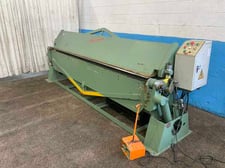 12 gauge x 10' Dreis & Krump #HSB-1012, hydraulic apron brake, power clamping, 5 HP, electric foot pedals