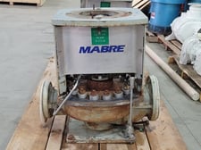 320 GPM @224' TDH, Mabre Pump #WPV-R, Vertical Centrifugal Process Pump, 3560 RPM, 275 psi, 4x6x13
