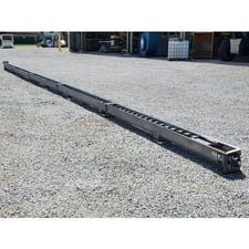 6" diameter x 46' long, Conveyors Inc., Stainless Steel distribution screw conveyor