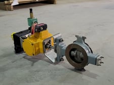 3" Fisher #A81, High-Performance Butterfly Valve, Class 150-300, w/ 117 psi Actuator, low carbon stainless
