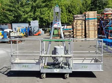 Spider #SC1000, Steel Work Cage, 750 lb w/o Flydeck, 500 lb w/Flydeck, 35 ft/min. Traction Hoist, 208 V, 2007