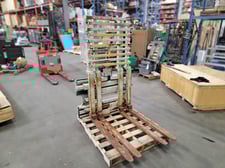 Cascade #55E-FDS-2011, Single-Double Pallet Handler, 6000 lb., 42 " fork length, sideshift, S/N SPR 547704-2