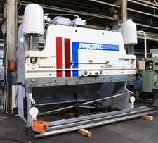 350 Ton, Pacific #FF350-12-I, hydraulic press brake w/Hurco 5C Back Gauge, 12' overall, 125" between housing