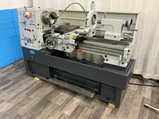 16" x 40" KBC #GRIP-1640GH, gap bed lathe, 10" swing over cross slide, inch/metric, 3-jaw 8" chuck, foot