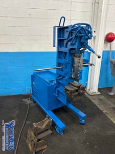 4" x 4" x 3/8" Iron Crafter #4010, hydraulic ironworker, 40 ton, horizontal or vertical, 3 HP