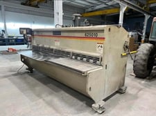 1/4" x 10' Accurshear #625010, hydraulic shear, front operated power back gauge, Accurshear Control
