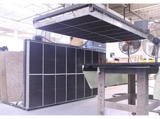 Black Body #DV7/13, Vertical/Horizontal Oven, 2 Zone, 56 sq.ft. heating area, 4' x 7' each sec. of infrared