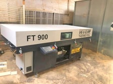 Vac-U-Clamp #FT-900, Thermoforming Vacuum Press, 52" x 105" Work Area, 31 CFM pump, 30 gallon Tank, 24000