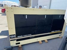 150 KW Kohler #150ROJZ, Diesel Generator, 277/480 Vac, 3 phase, 226 Amps, 1650 hours, (2) 100 gal. fuel