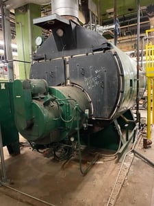250 HP Johnston #PFTA-250-4LG-15S, Low Pressure Steam Boiler, 440 V, 1992