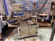 Zhejiang CapsulCN Machinery Co Ltd #T-21100, Automatic Rolling Vertical Round Bottle Labeling Machine, 30-20