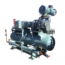 300 HP Frick #RDB-II-316B, screw booster compressor, 300 psi, Fr.445TS, 460 V., 3-phase, 340 amps, 3570 RPM