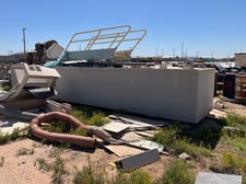 Water Treatment Tank, 65" wide x 298" long x 44" high