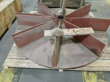 Fan blades for pulp flash drying system, new surplus