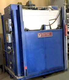 48" width x 48" H x 48" D Wisconsin #44-4E, electric oven, 500°
