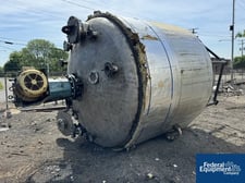 3000 gallon Alloy Fab Kettle, 304 Stainless Steel, 5/150 psi, 102" diameter x 84" straight side, dish top and