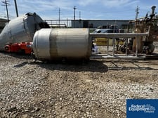 750 gallon Lee Vacuum Kettle, 304 Stainless Steel, 100 psi Jacket, 450&deg;F, 54" diameter x 78" straight side